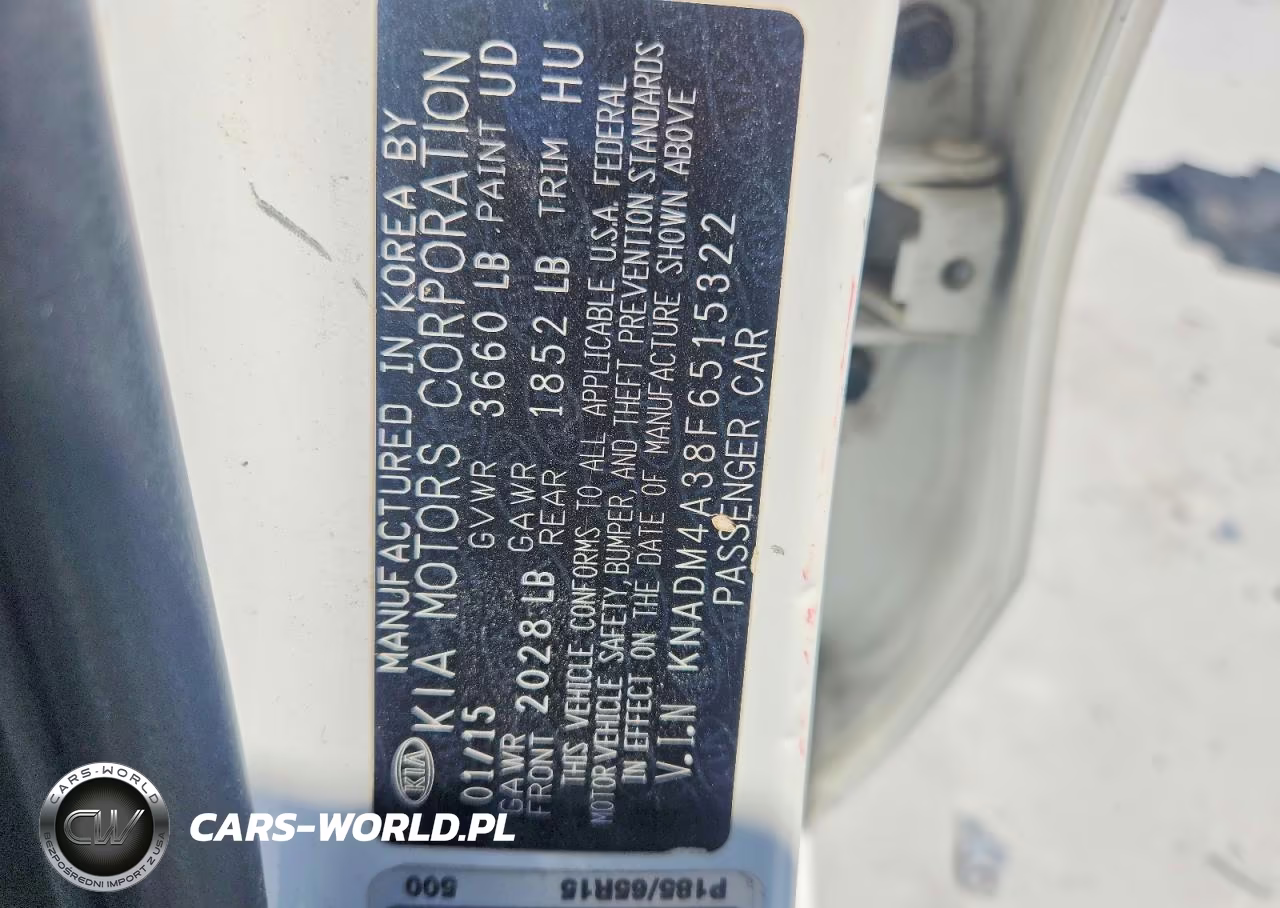 2015 Kia Rio Lx VIN:KNADM4A38F6515322 - 12