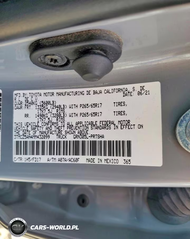 2021 Toyota Tacoma Trd Sport VIN:3TMCZ5AN4MM432099 - 13