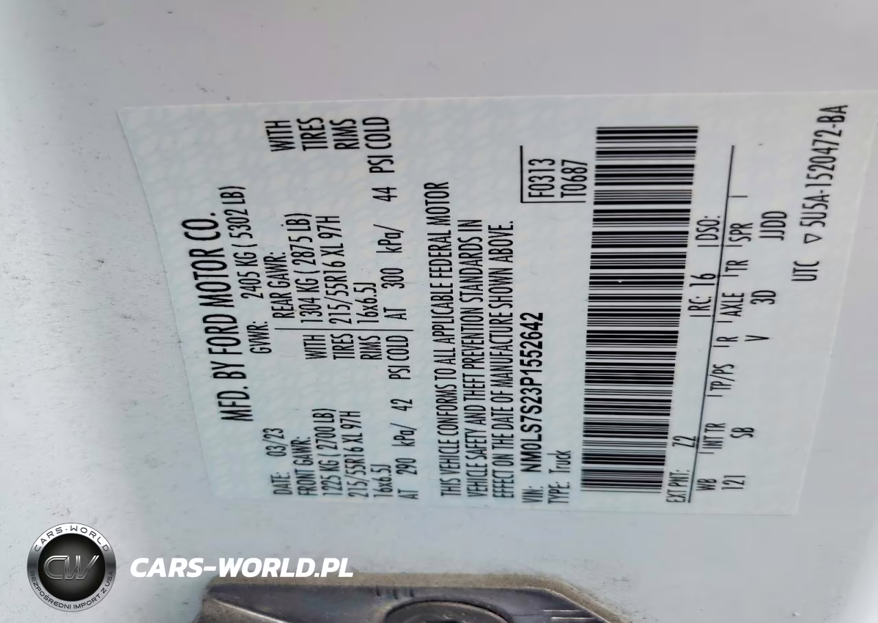 2023 Ford Transit Connect Xl VIN:NM0LS7S23P1552642 - 14
