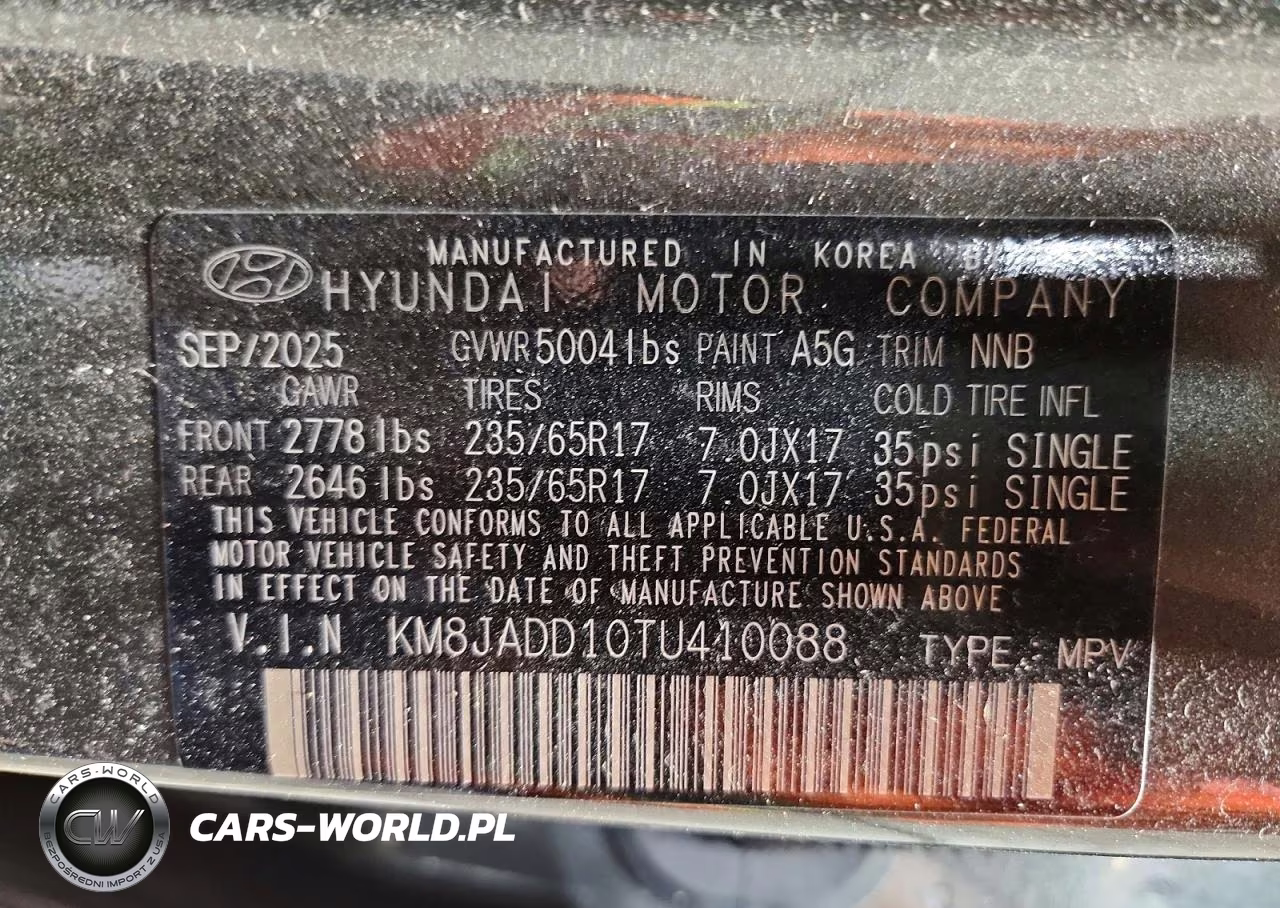 2026 Hyundai Tucson Blue Se VIN:KM8JADD10TU410088 - 14