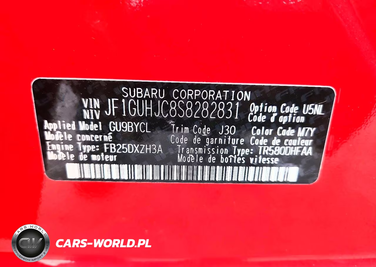 2025 Subaru Impreza Rs VIN:JF1GUHJC8S8282831 - 13
