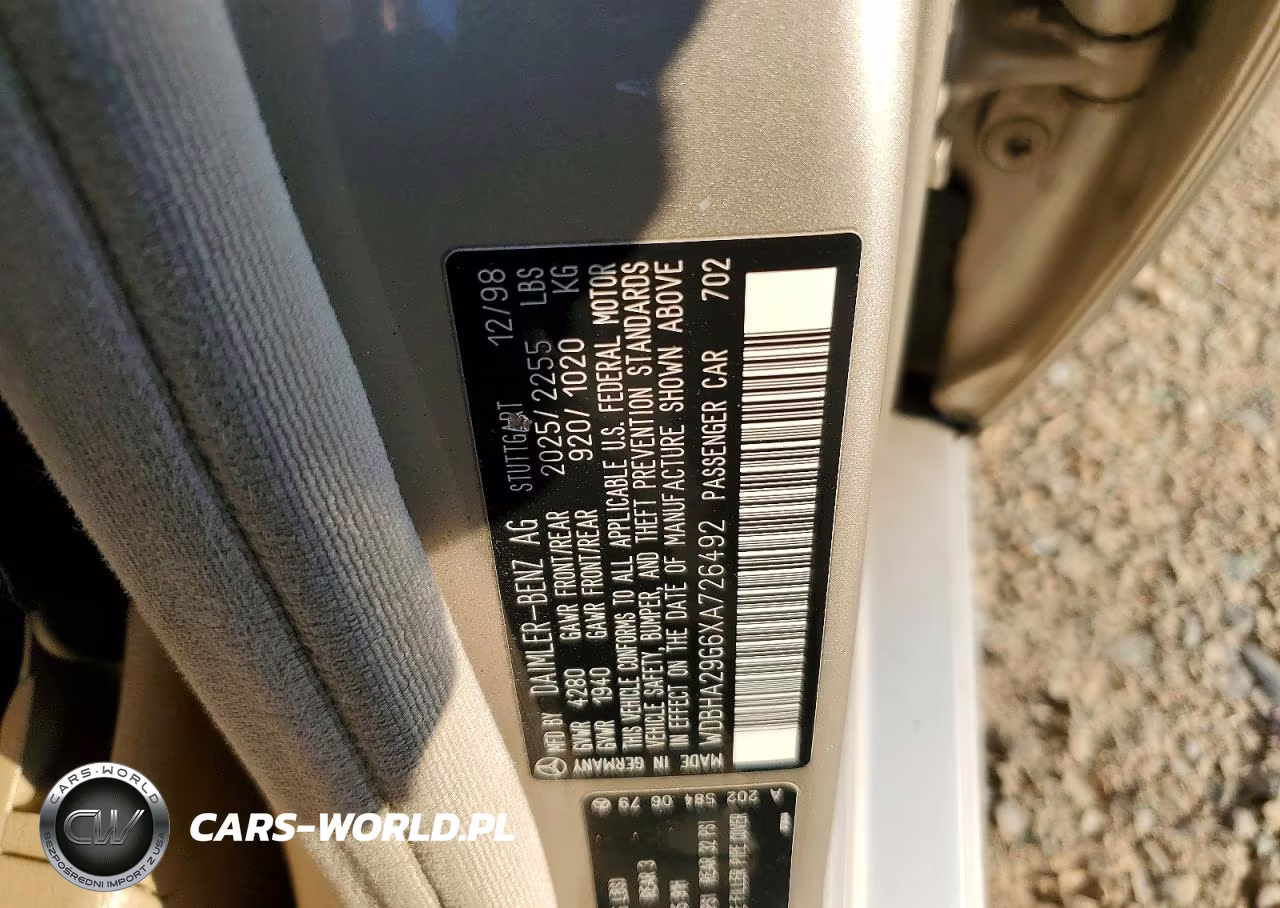 1999 Mercedes-Benz C 280 VIN:WDBHA29G6XA726492 - 13