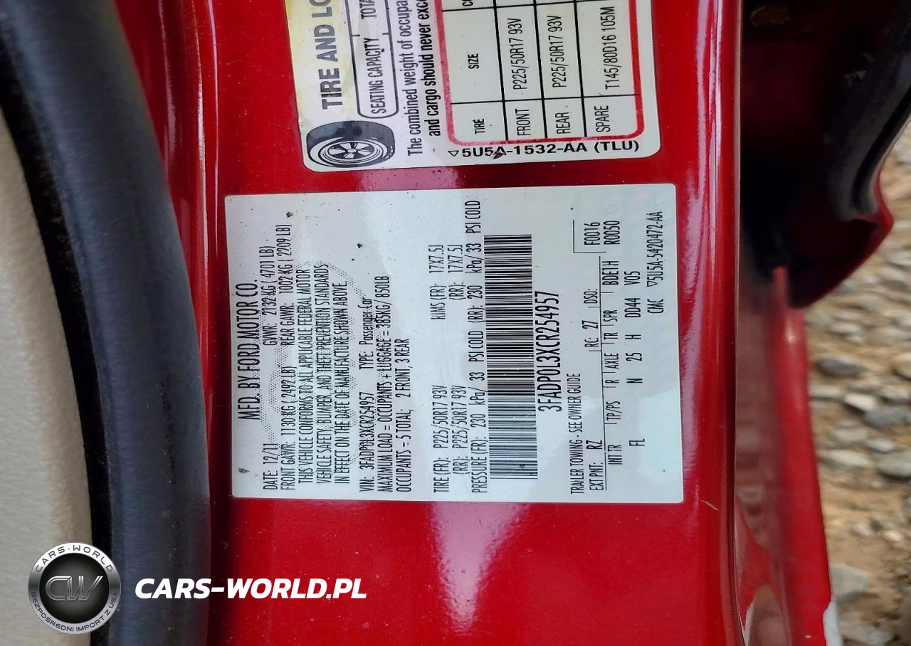 2012 Ford Fusion Hybrid VIN:3FADP0L3XCR254957 - 12
