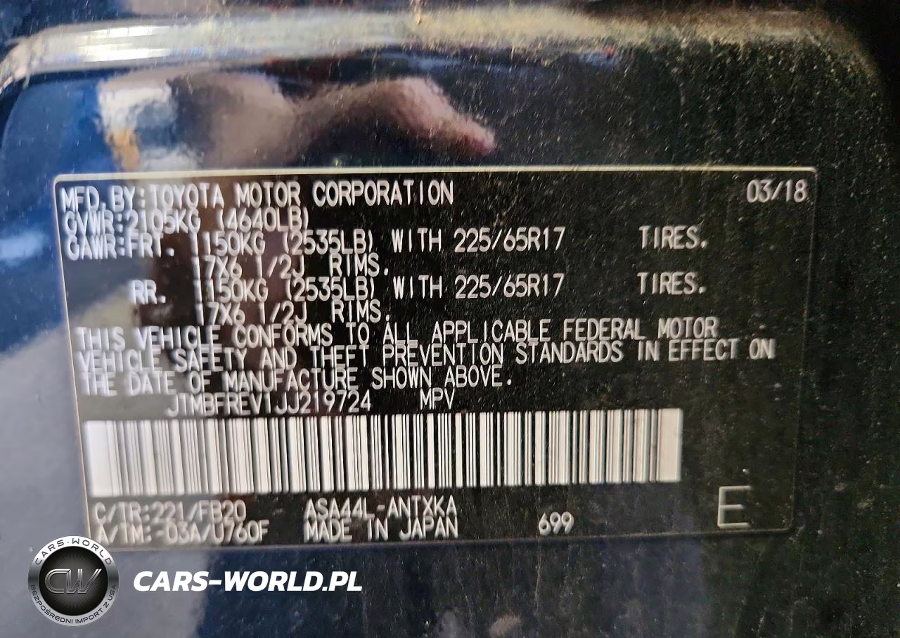 2018 Toyota Rav4 Le VIN:JTMBFREV1JJ219724 - 13