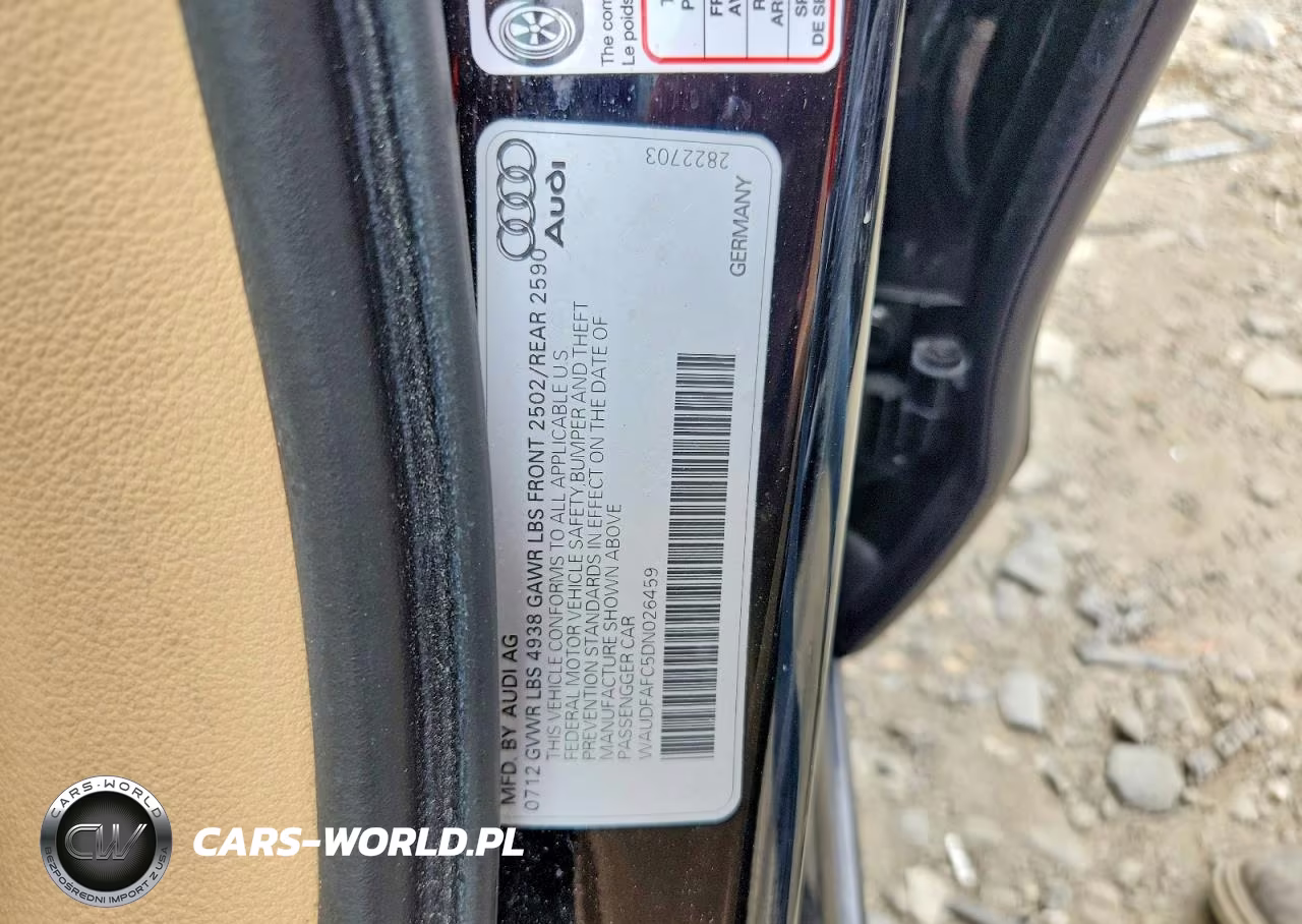 2013 Audi A6 Premium Plus VIN:WAUDFAFC5DN026459 - 12