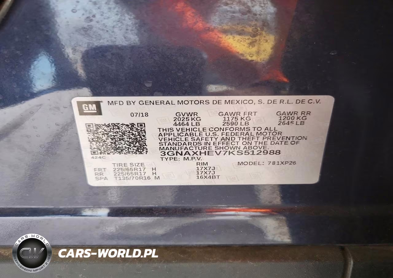 2019 Chevrolet Equinox Ls VIN:3GNAXHEV7KS512988 - 13