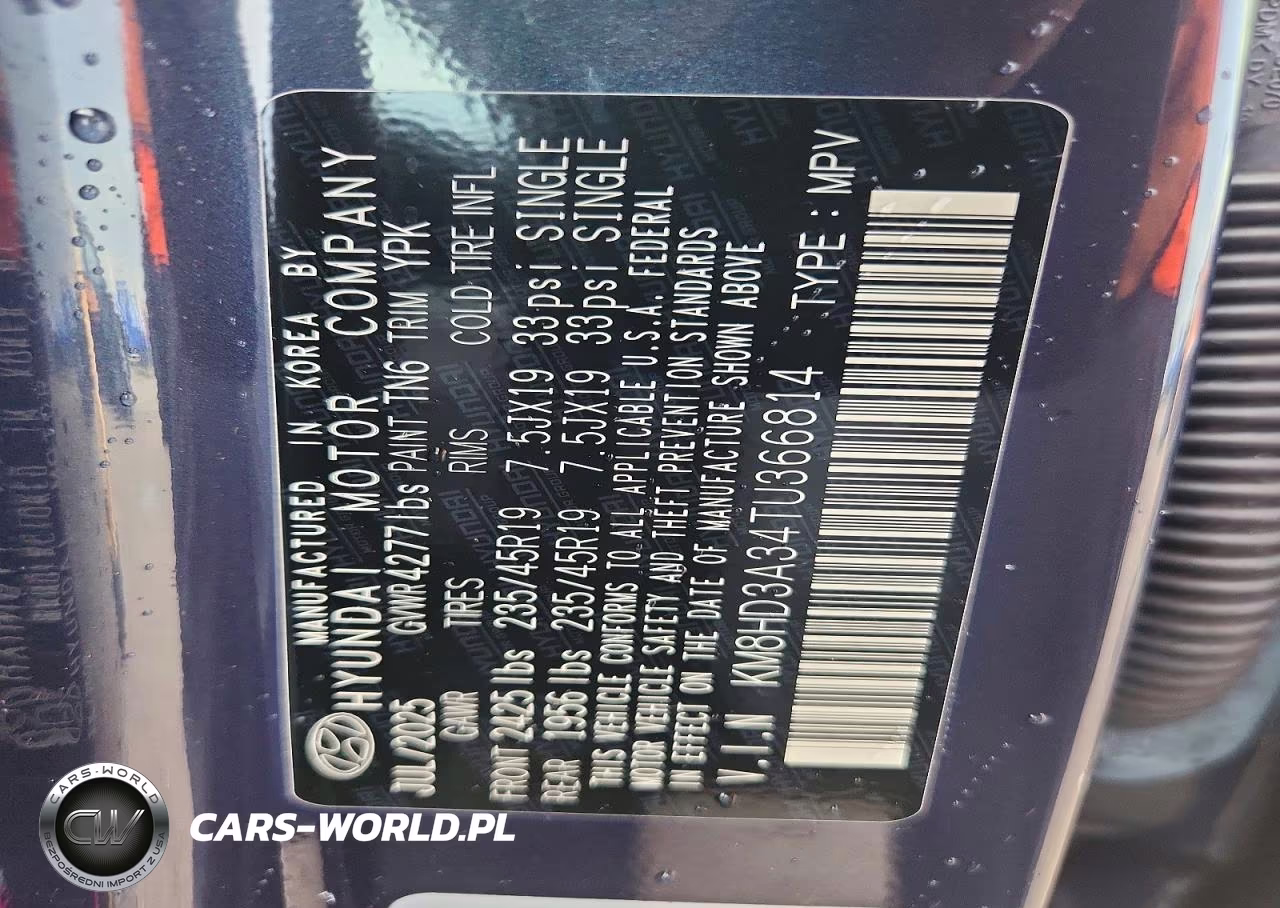 2026 Hyundai Kona Sel Premium VIN:KM8HD3A34TU366814 - 13