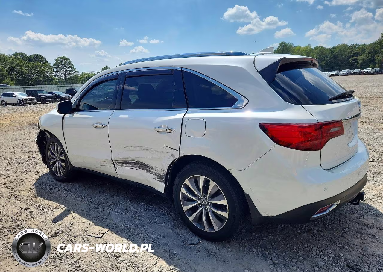 2014 Acura Mdx Technology VIN:5FRYD4H48EB038475 - 2