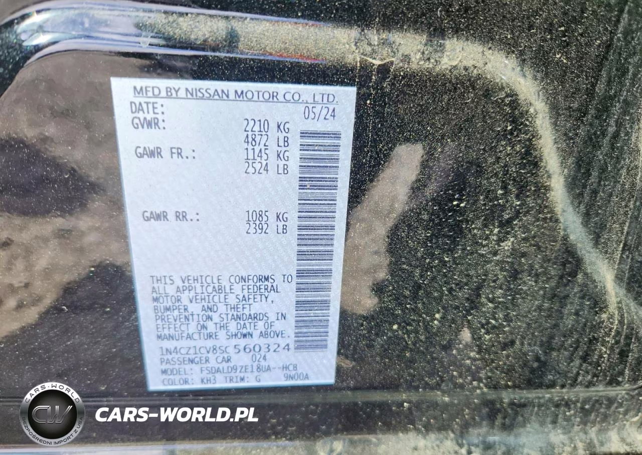 2025 Nissan Leaf Sv Plus VIN:1N4CZ1CV8SC560324 - 12