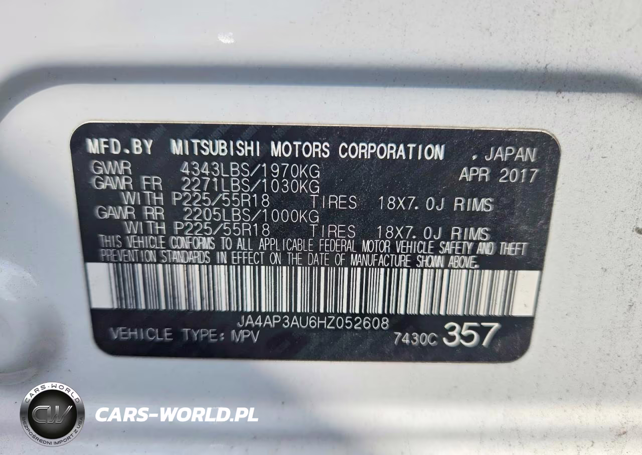 2017 Mitsubishi Outlander Sport Es VIN:JA4AP3AU6HZ052608 - 14
