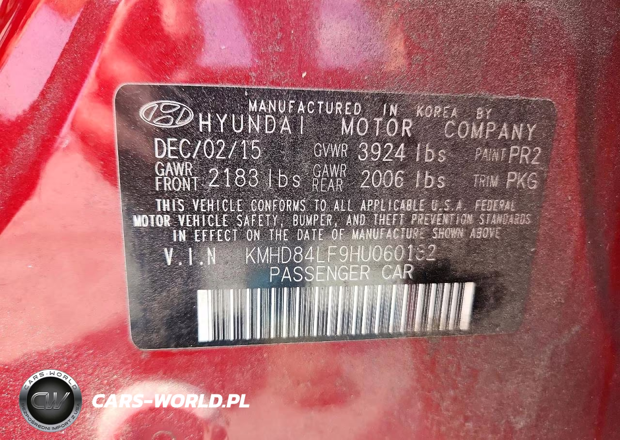2017 Hyundai Elantra Se VIN:KMHD84LF9HU060182 - 12