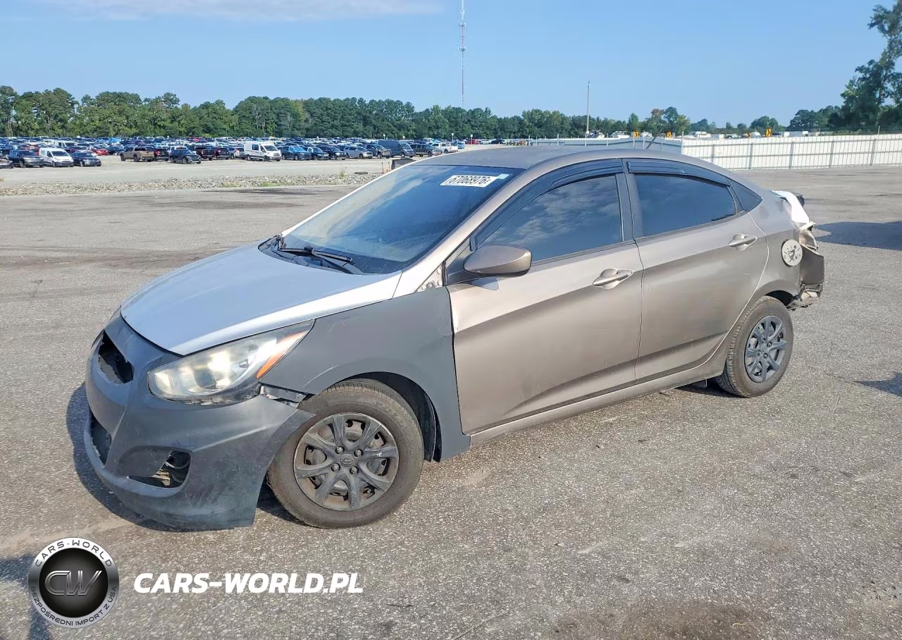 2014 Hyundai Accent Gls VIN:KMHCT4AE7EU635024 - 1
