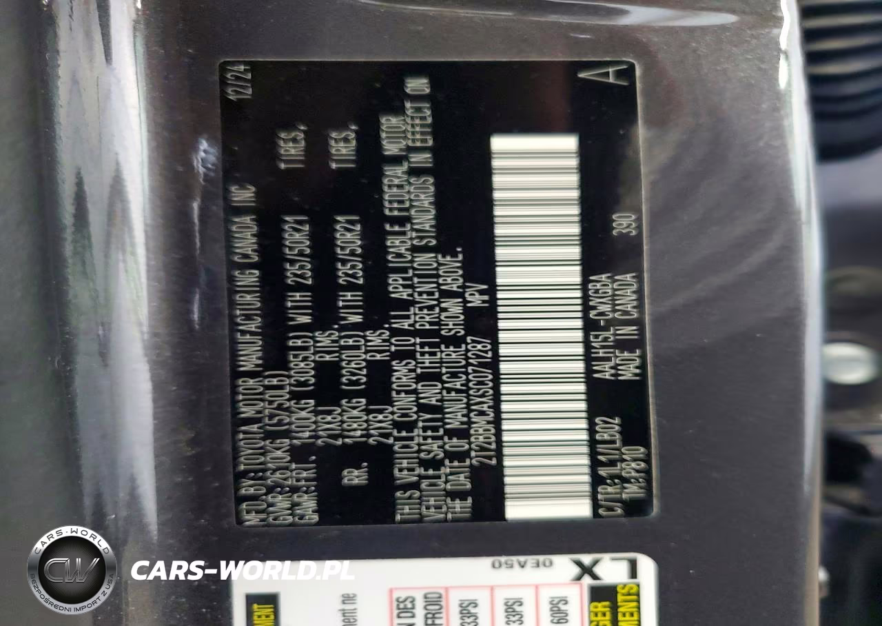 2025 Lexus Rx 350H Premium+ VIN:2T2BBMCAXSC071287 - 14