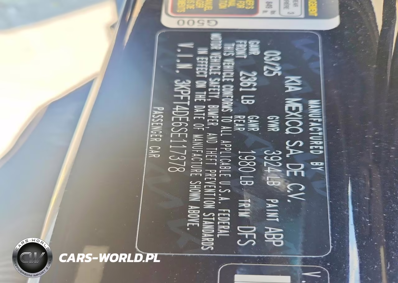 2025 Kia K4 Lxs VIN:3KPFT4DE6SE117378 - 12