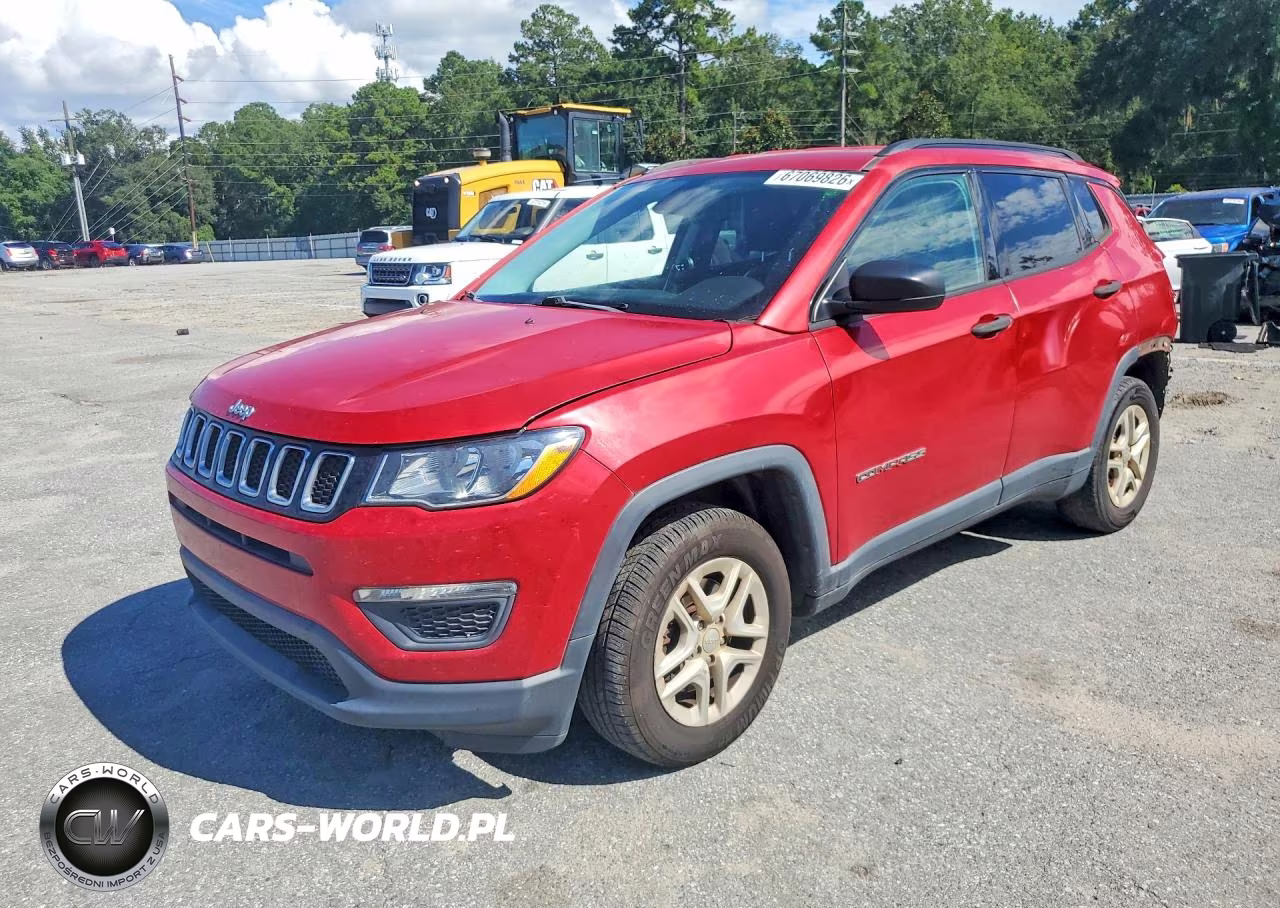 2018 Jeep Compass Sport VIN:3C4NJCAB7JT122539 - 1