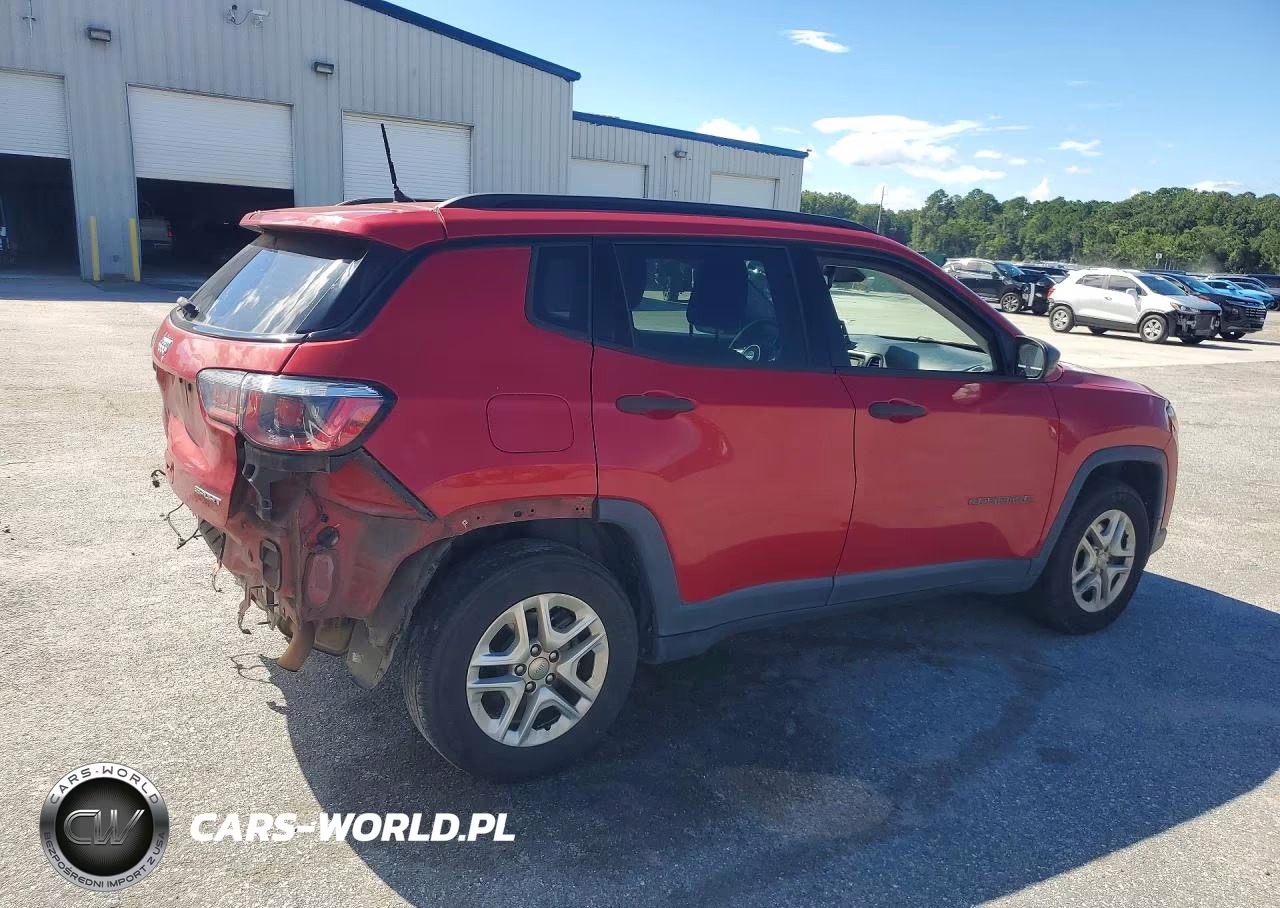 2018 Jeep Compass Sport VIN:3C4NJCAB7JT122539 - 3
