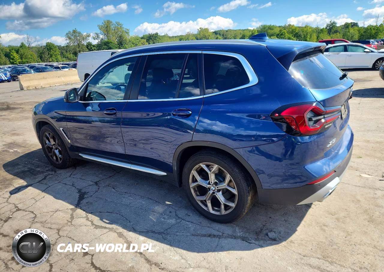 2022 BMW X3 xDrive30I VIN:5UX53DP00N9J49827 - 2