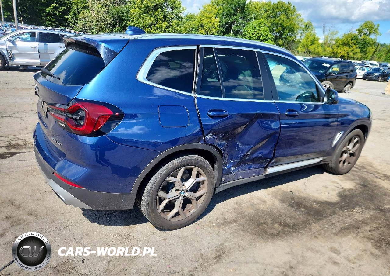 2022 BMW X3 xDrive30I VIN:5UX53DP00N9J49827 - 3