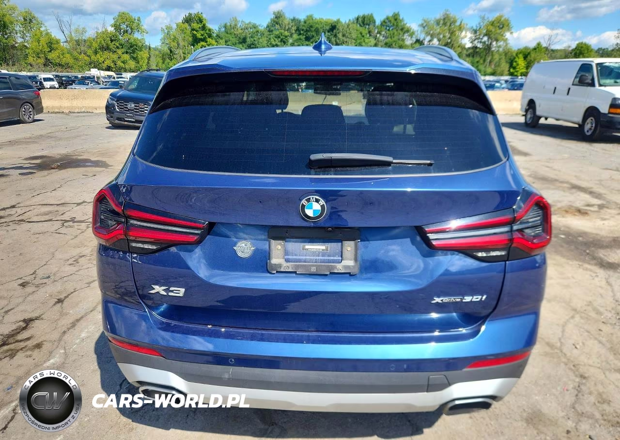 2022 BMW X3 xDrive30I VIN:5UX53DP00N9J49827 - 6