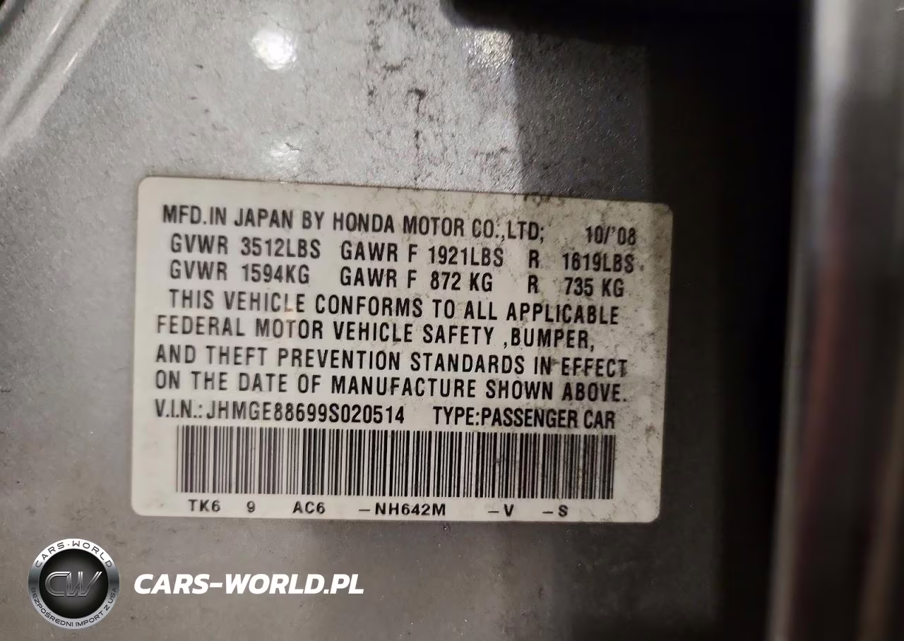 2009 Honda Fit Sport VIN:JHMGE88699S020514 - 13