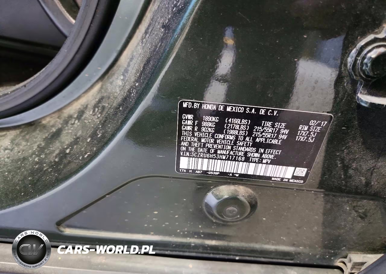 2017 Honda Hr-V Ex VIN:3CZRU6H53HM717168 - 14