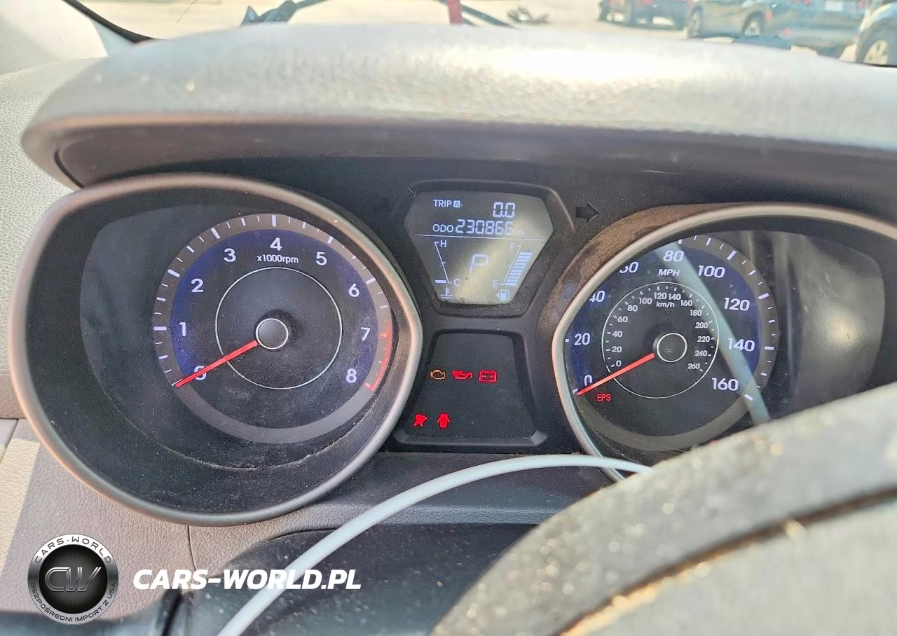 2013 Hyundai Elantra Gls VIN:5NPDH4AE3DH390824 - 9