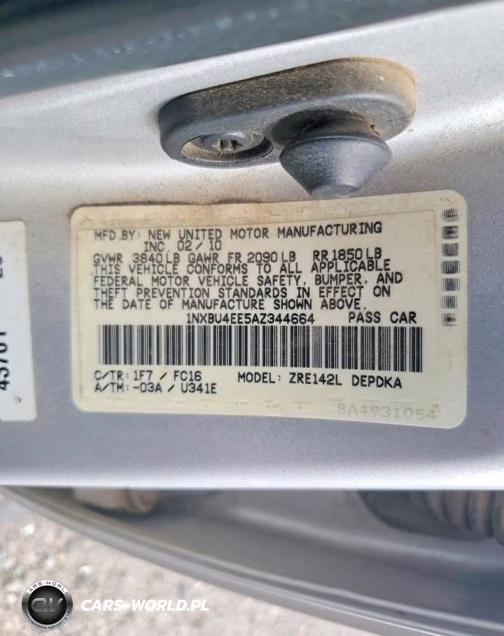 2010 Toyota Corolla Le VIN:1NXBU4EE5AZ344664 - 12