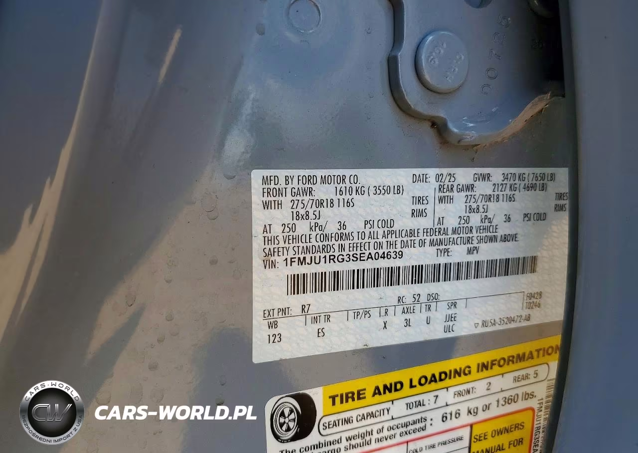 2025 Ford Expedition Tremor VIN:1FMJU1RG3SEA04639 - 13