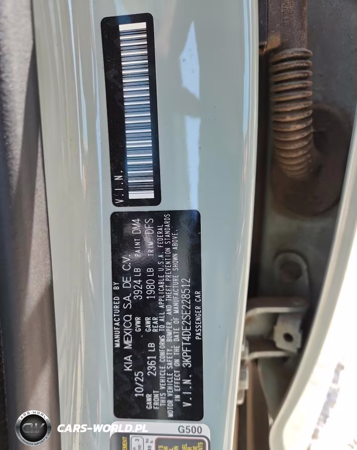 2025 Kia K4 Lxs VIN:3KPFT4DE2SE228512 - 12