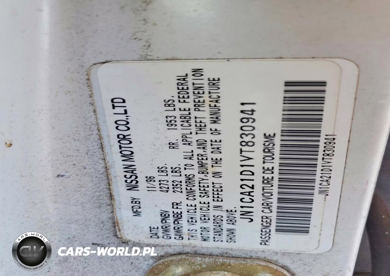 1997 Nissan Maxima Gxe VIN:JN1CA21D1VT830941 - 12