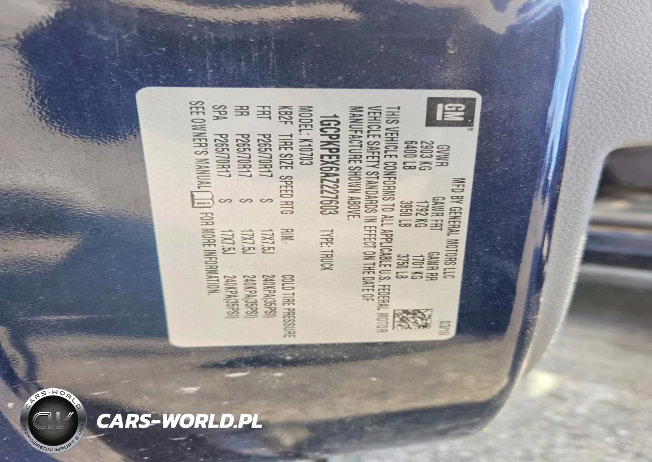 2010 Chevrolet Silverado K1500 VIN:1GCPKPEX6AZ227603 - 12