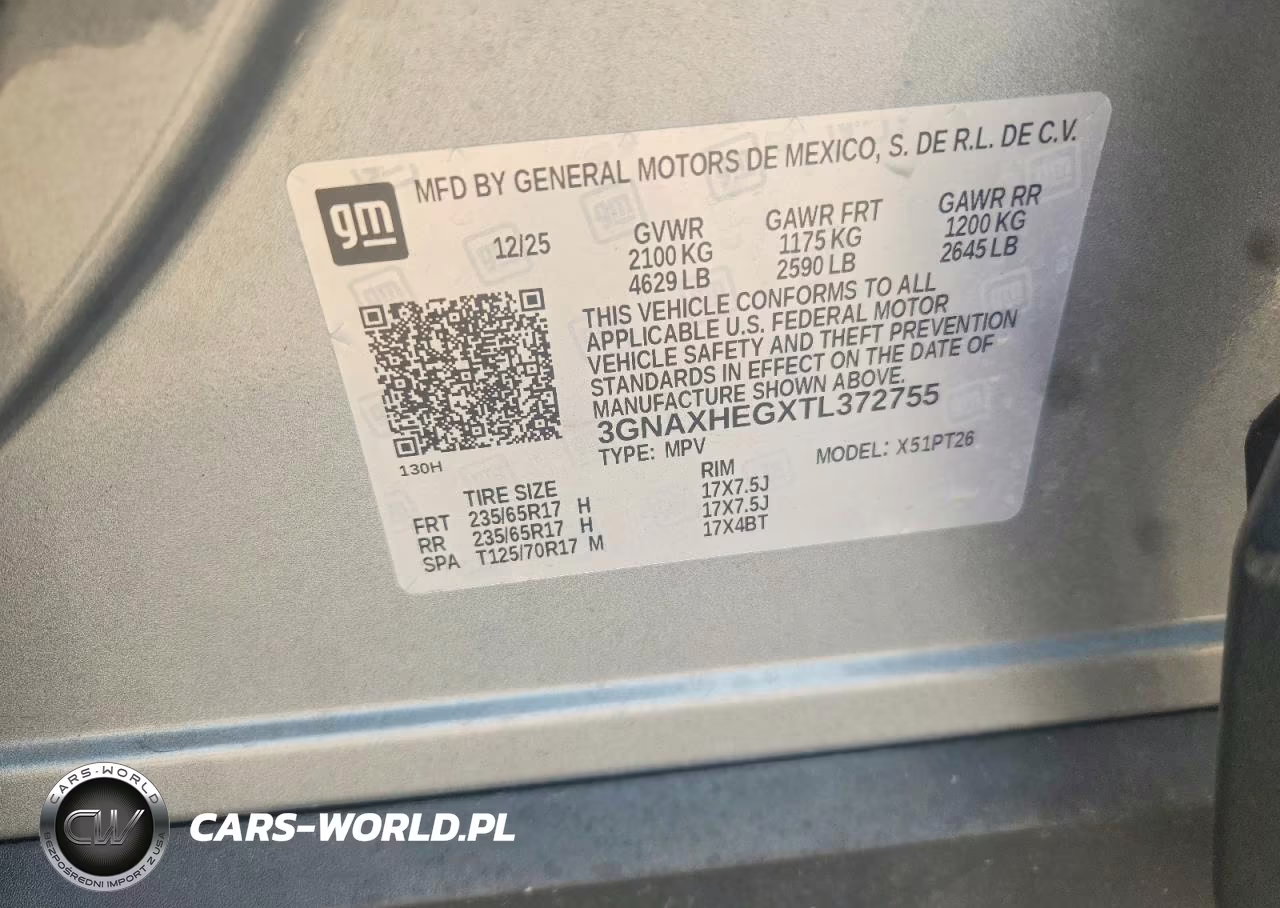 2026 Chevrolet Equinox Lt VIN:3GNAXHEGXTL372755 - 14