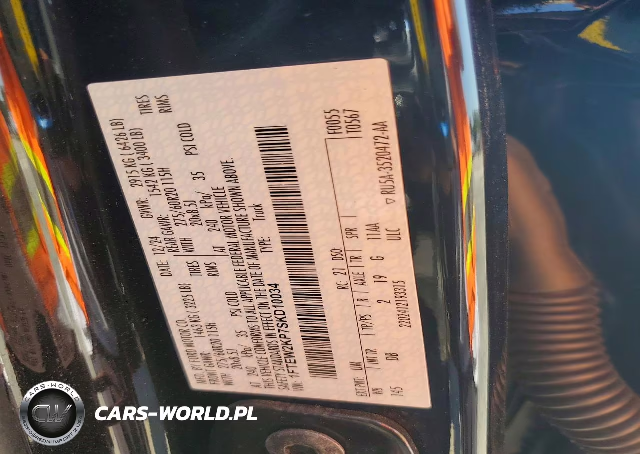 2025 Ford F150 Stx VIN:1FTEW2KP7SKD10034 - 12