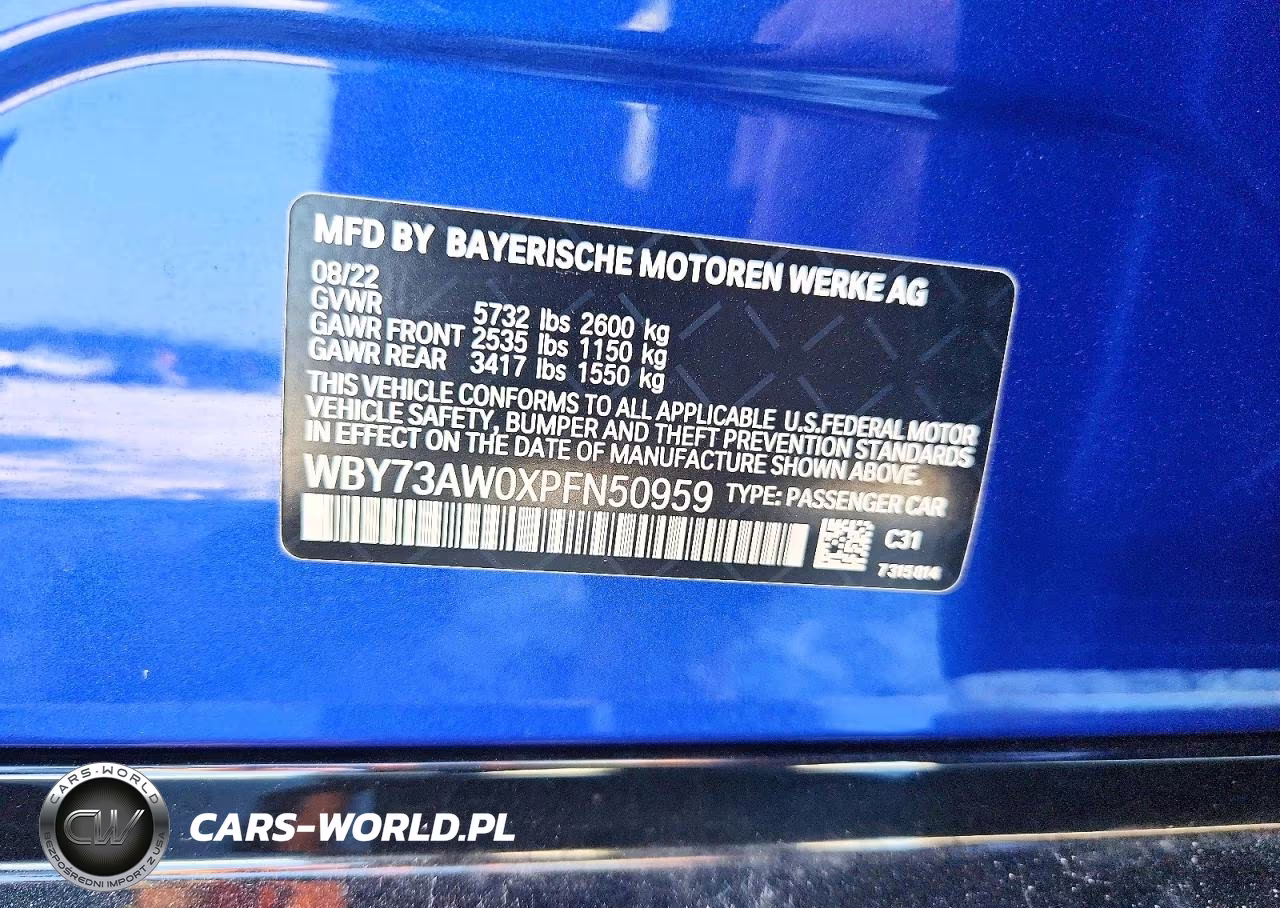 2023 BMW I4 Edrive 40 VIN:WBY73AW0XPFN50959 - 12