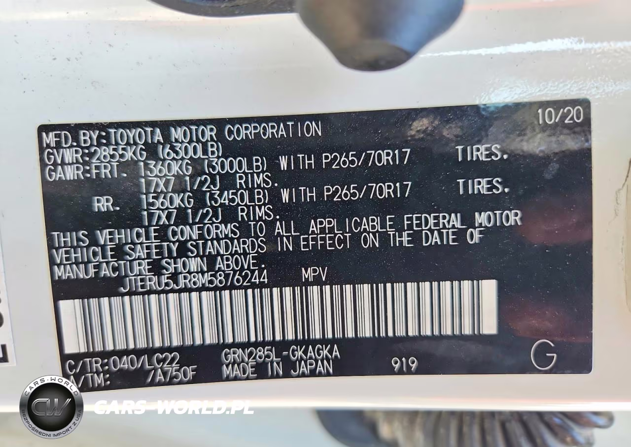 2021 Toyota 4Runner Trd Off-Road Premium VIN:JTERU5JR8M5876244 - 13