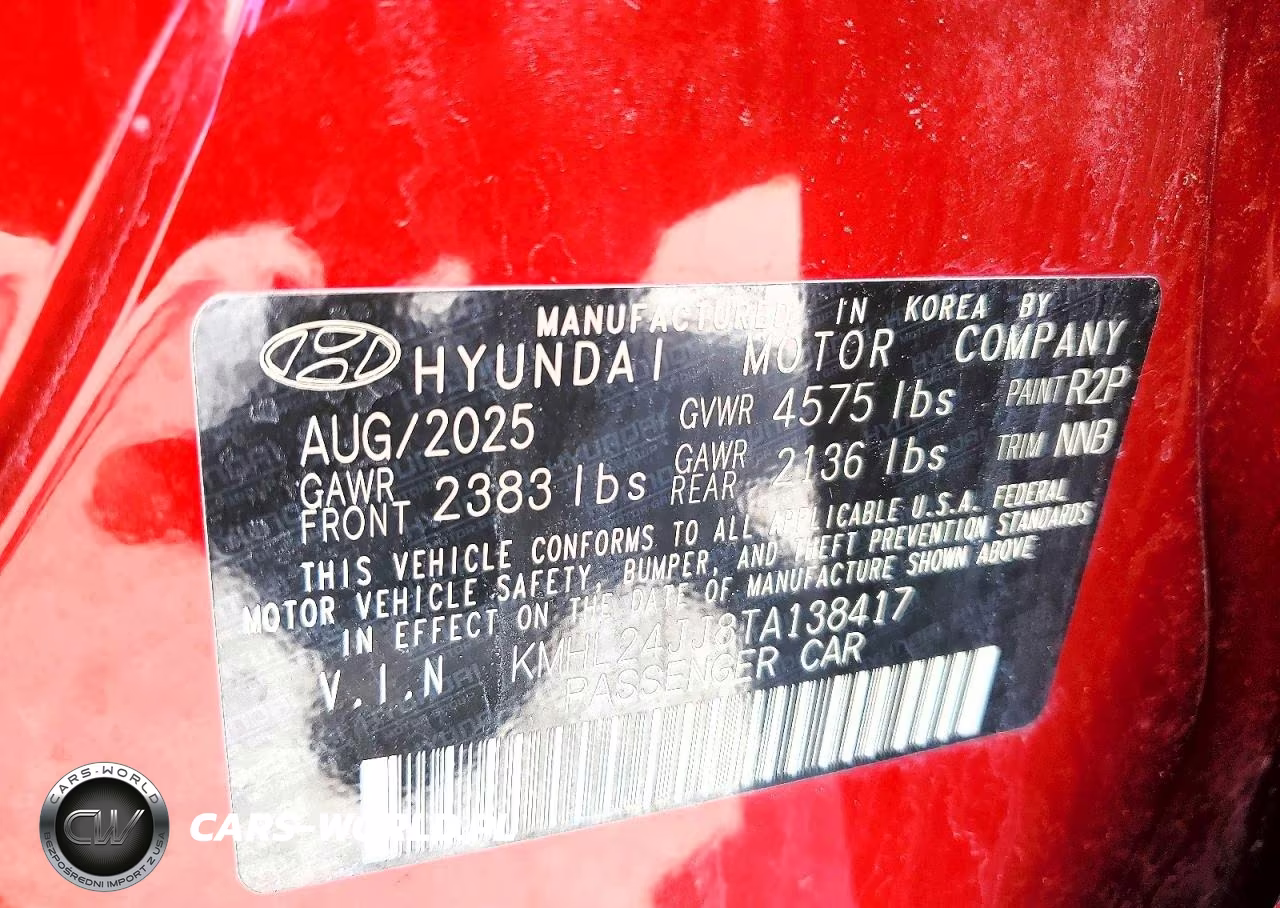 2026 Hyundai Sonata Hybrid Blue VIN:KMHL24JJ8TA138417 - 12