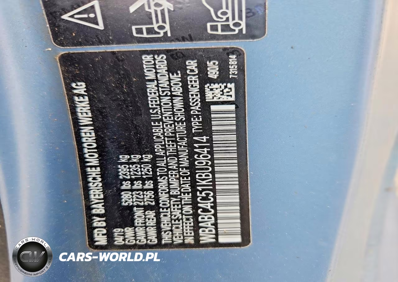 2019 BMW M850Xi VIN:WBABC4C51KBU96414 - 12
