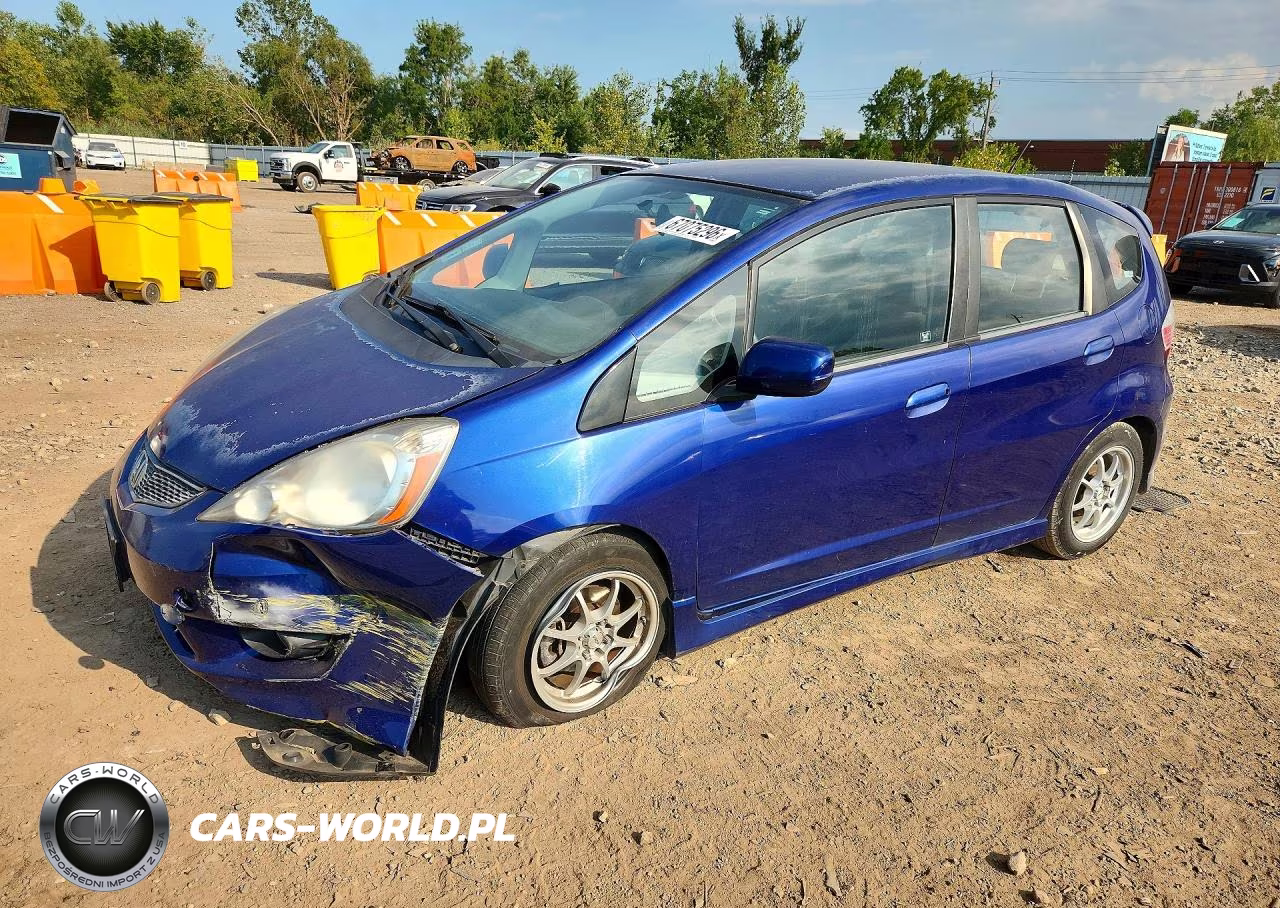 2009 Honda Fit Sport VIN:JHMGE884X9S007737 - 1