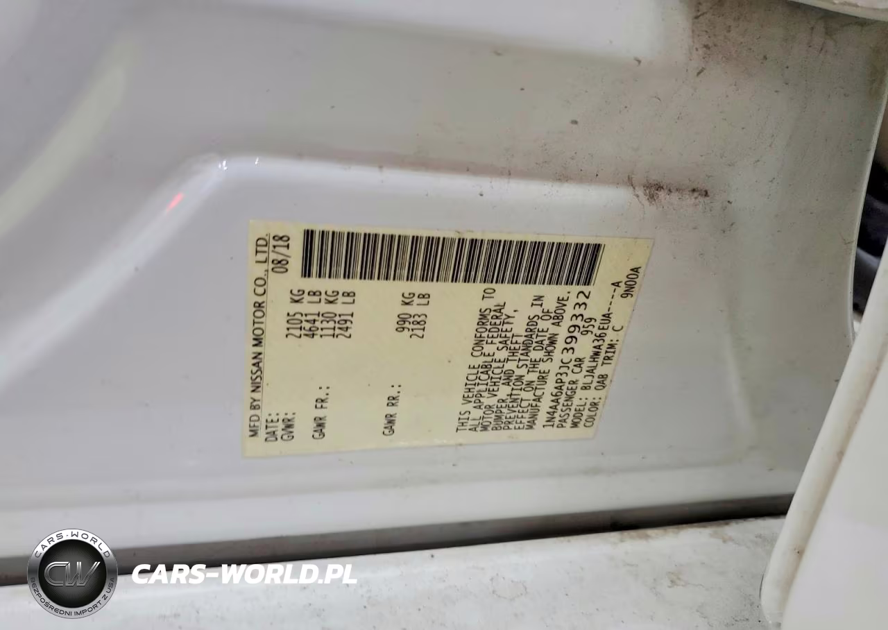 2018 Nissan Maxima Platinum VIN:1N4AA6AP3JC399332 - 12