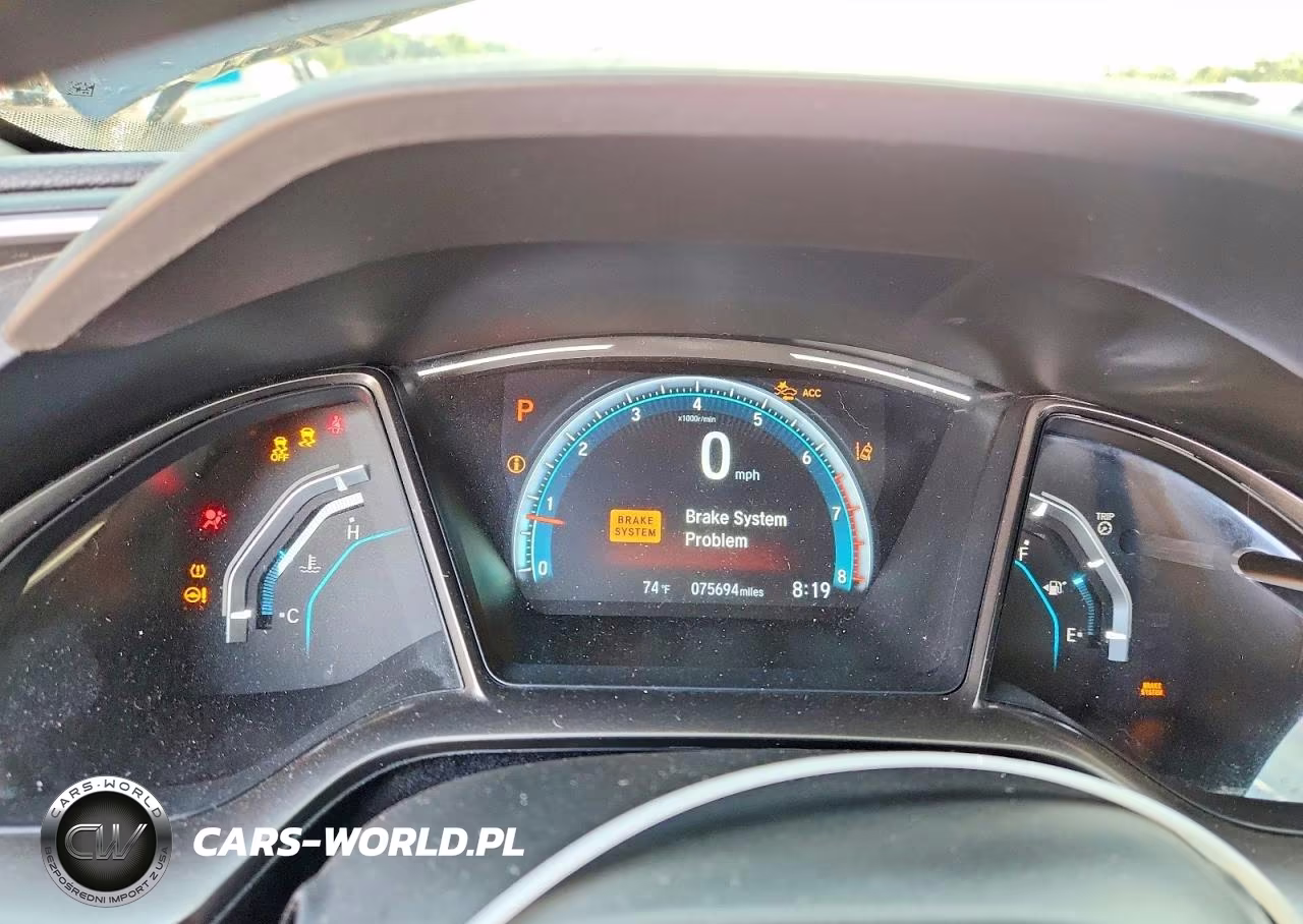 2019 Honda Civic Exl VIN:SHHFK7H81KU405438 - 9
