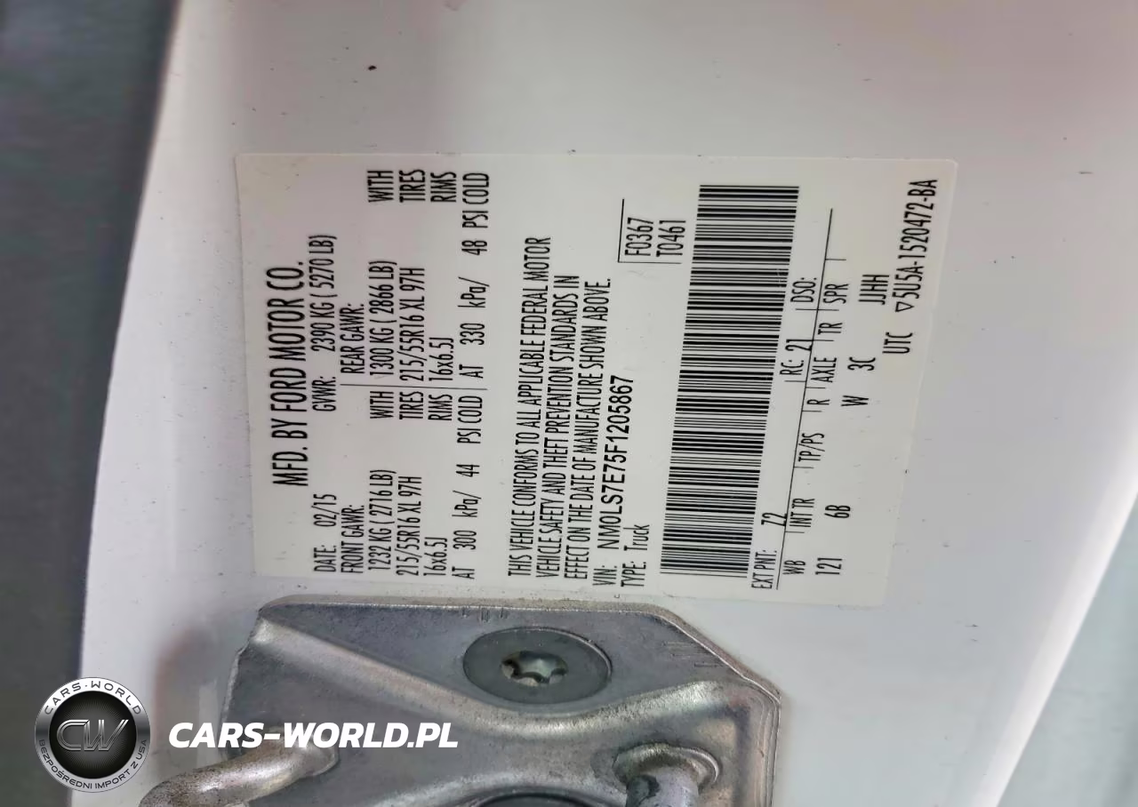 2015 Ford Transit Connect Xl VIN:NM0LS7E75F1205867 - 12