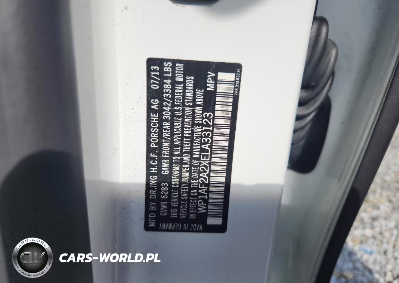2014 Porsche Cayenne VIN:WP1AF2A2XELA33123 - 13