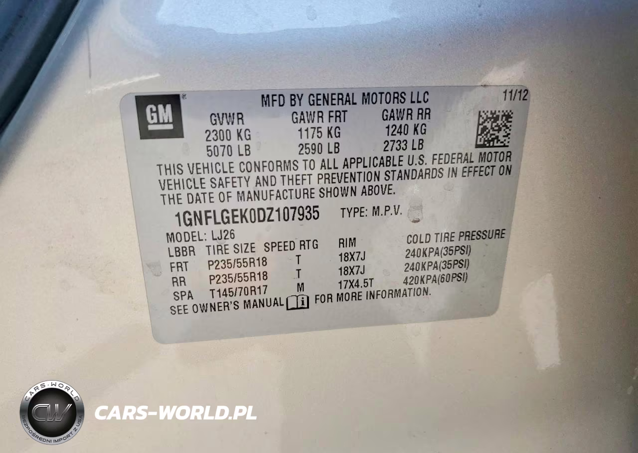 2013 Chevrolet Equinox Ltz VIN:1GNFLGEK0DZ107935 - 13
