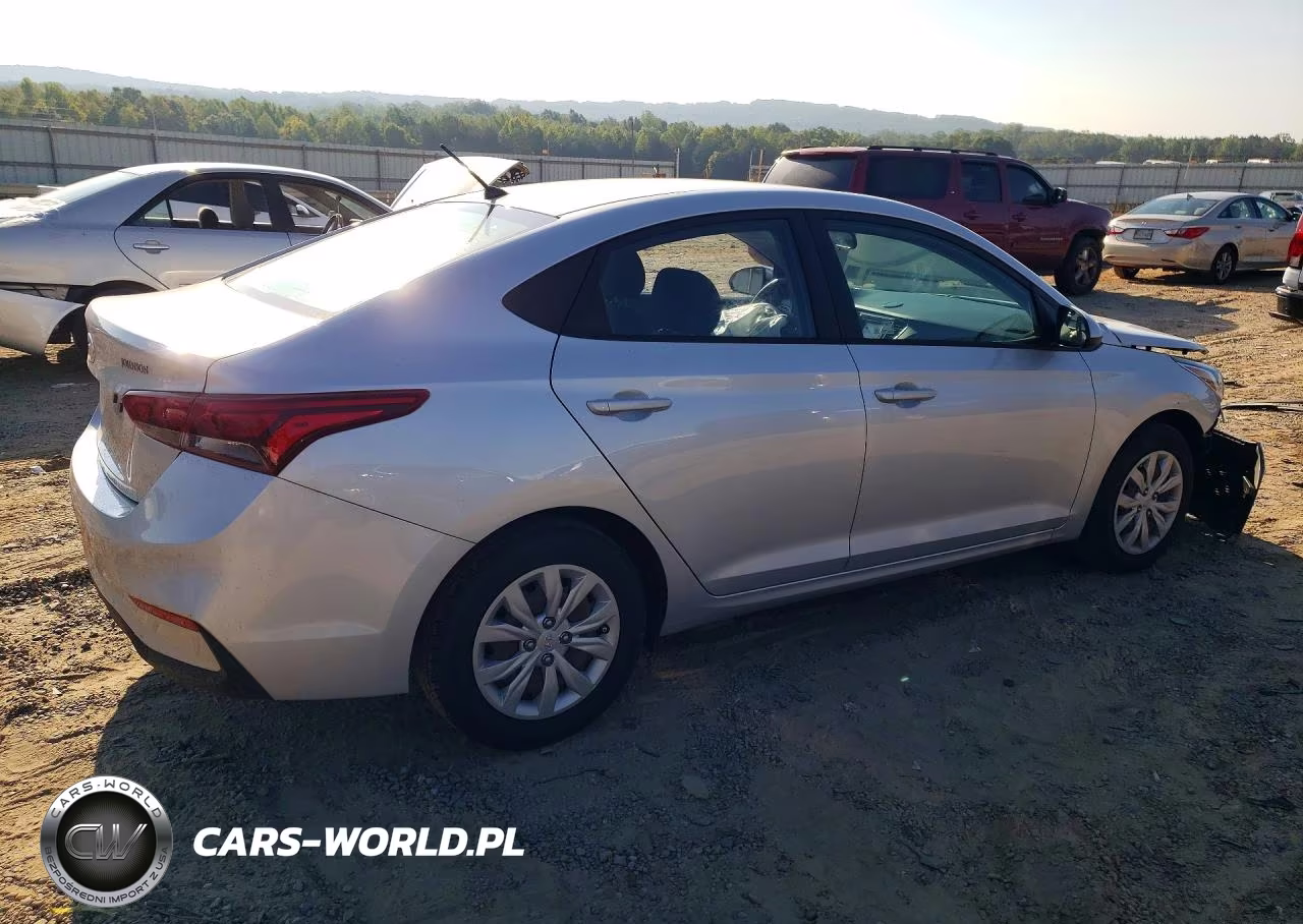 2021 Hyundai Accent Se VIN:3KPC24A67ME132087 - 3