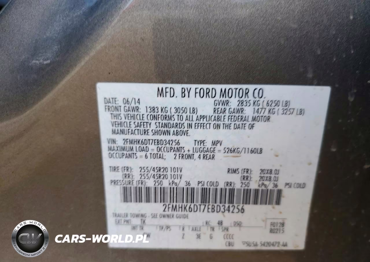 2014 Ford Flex Limited VIN:2FMHK6DT7EBD34256 - 13