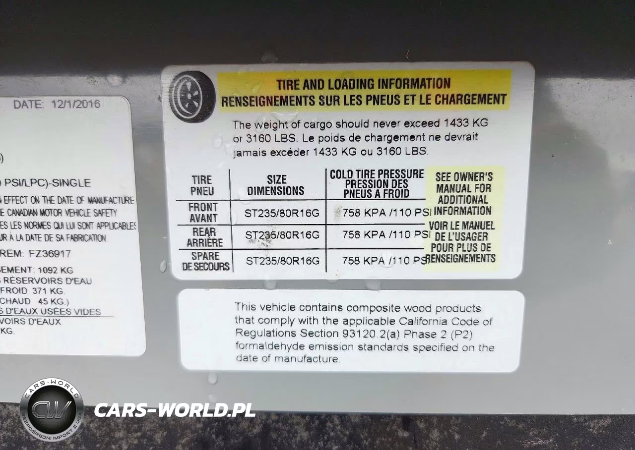 2017 Keystone Fuzion Camper VIN:4YDF36923HF810673 - 9