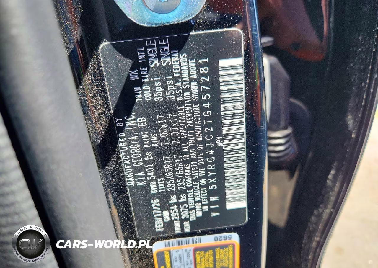 2026 Kia Sorento Lx VIN:5XYRG4JC2TG457281 - 13