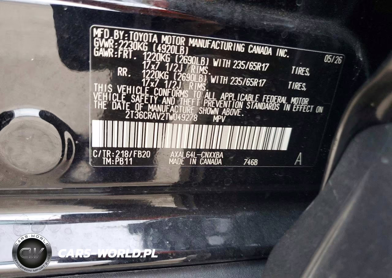 2026 Toyota Rav4 Le VIN:2T36CRAV2TW049278 - 13