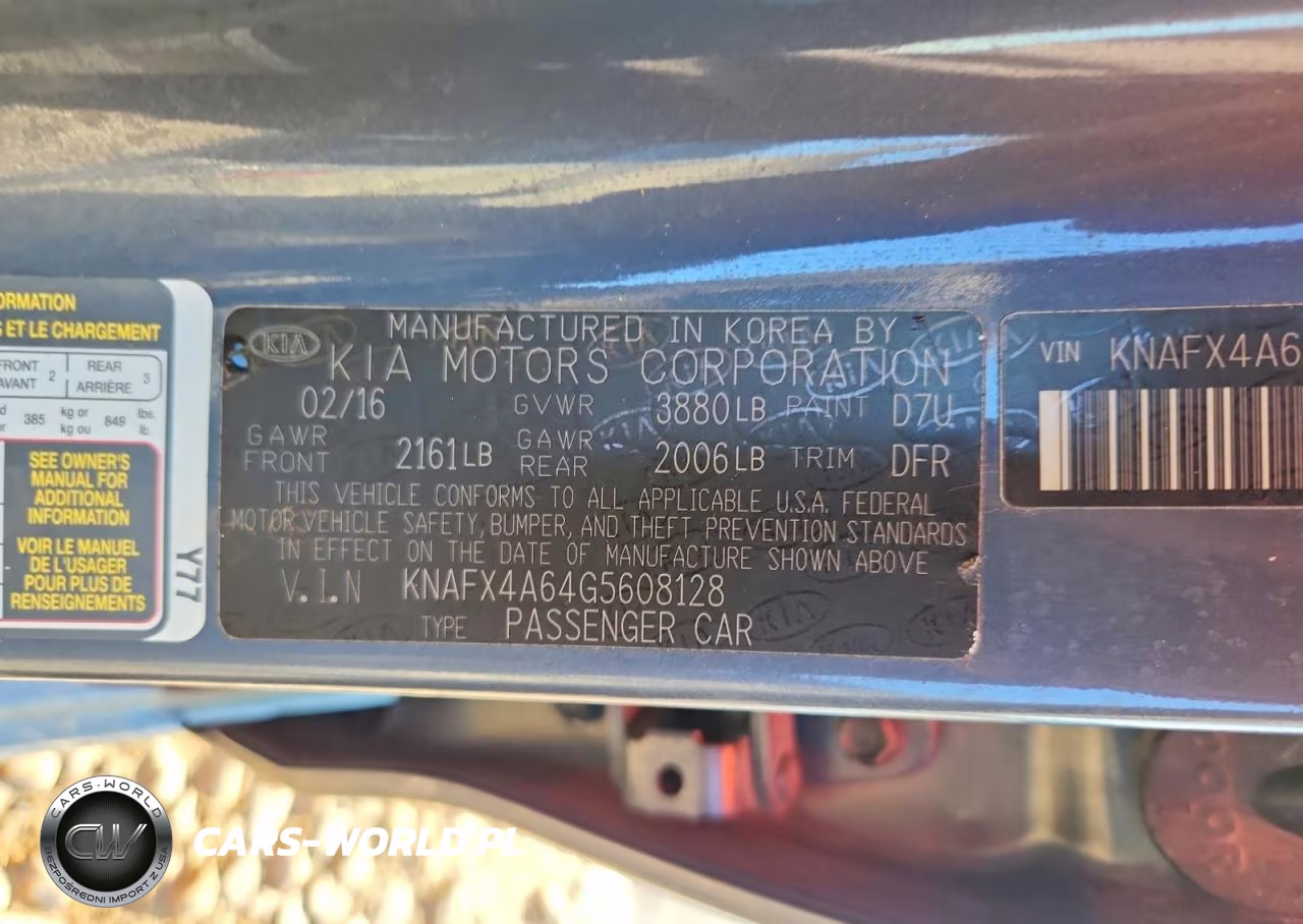 2016 Kia Forte Lx VIN:KNAFX4A64G5608128 - 12
