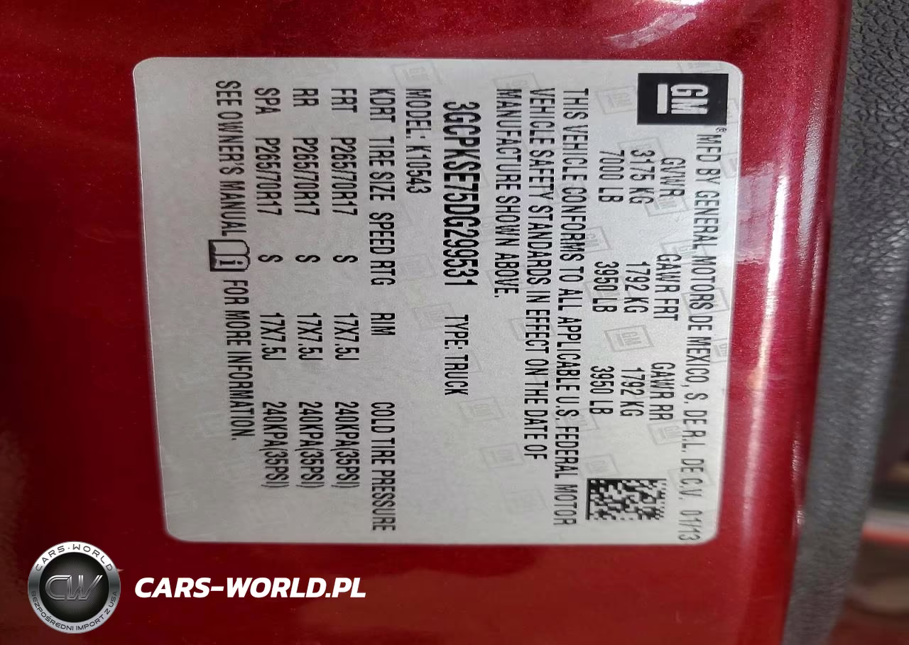 2013 Chevrolet Silverado K1500 Lt VIN:3GCPKSE75DG299531 - 12